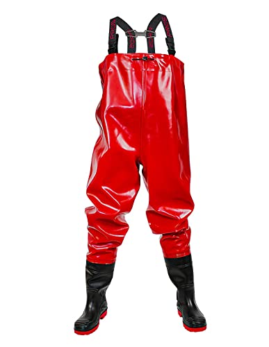 Produktfoto von PROS Wathose Hosenträger Prämie Waders verstellbare Hochwasserhose wasserdicht Hose Regenhose Angeln Stiefel Freizeit&hellip;