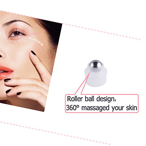 Roller Bottles - 10Ml Premium Quality Glass Refillable Essential Oil Roller On Bottles With Lid Opener Pry Tool, Set Of 6 For Aromatherapy, Essential Oils And Lip Balms By Jamhoodirect #TOP3