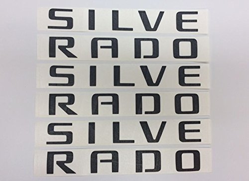 Reflective Concepts Fender Badge Overlay Decals (Set Of 3) - 07-16 Silverado - (Color: Silver) #TOP1