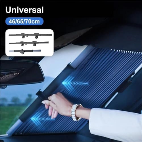 Pare-soleil rétractable universel pour garder votre voiture au frais en été