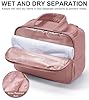 Bagstellar Travel Toiletry Bag, Lightweight Wide-open Large Puffy Toiletry Bag for Women, Quilted Makeup Bag Organizer Water-resistant Cosmetic Bag with Handle for Toiletries, Essentials, Accessories #5
