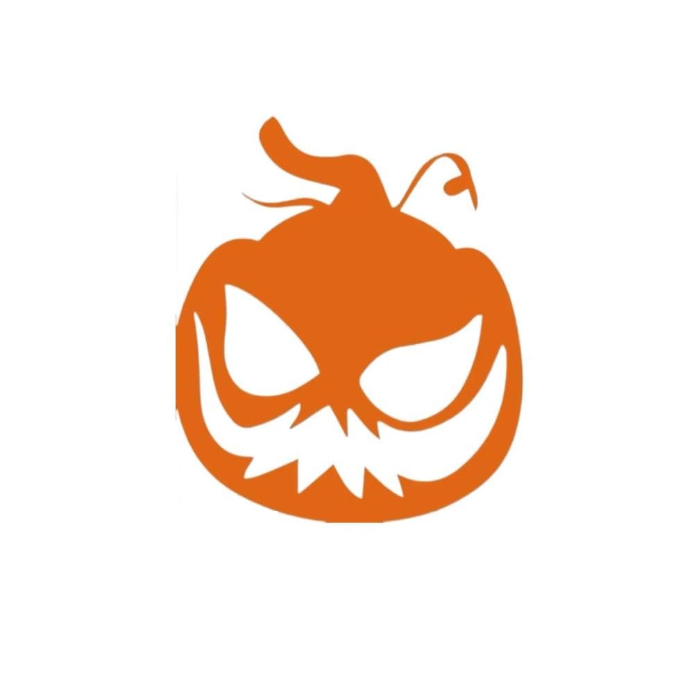 Pumpkin Face Decal Vinyl Sticker Auto Car Truck Wall Laptop