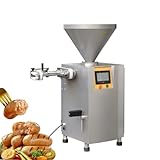 Industrial Horizontal Sausage Stuffer, Electric Sausage Filling Machine, Stainless Steel Sausage Maker with Stuffing Tubes, High-Speed for Meat Processing Plant, Sausage Factory