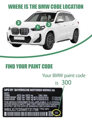 Image of 475 Black Sapphire Metallic Touch Up Paint for BMW, Color Accurate Car Paint Scratch Repair Pen, Quick & Easy Fix Automotive Chips and Nicks