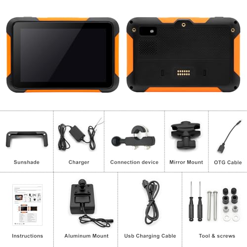 Image of Car Stereo for Motorcycle, 5 Inch IPS Touchscreen, CarPlay & Android Auto | Universal Motorbike, Wireless CarPlay & Android Auto, GPS Navigation Dual Bluetooth, Waterproof & Dustproof IP67