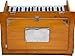 Bina Harmonium Traveler, Hand Pumped Portable Folding, 4 Stops, 5 Main & 4 Drones, 3½ Octaves, Teak Color, with Coupler and Gig Bag, Bass-Male Reed 440 Hz