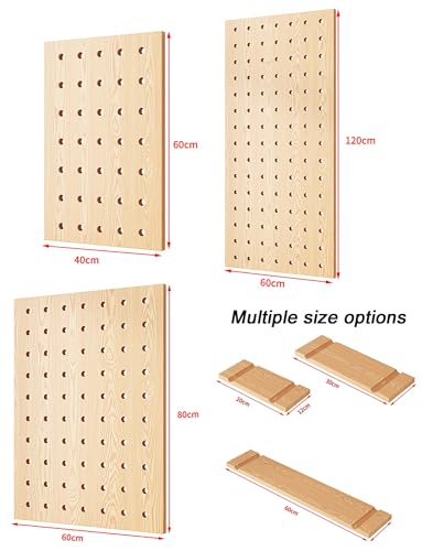 Panneau perforé personnalisable 61x81,3 cm avec étagères modulables