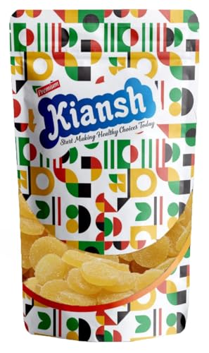 Image of Kiansh Dry fruits Nuts And Seeds (Dried Pineapple coin, 200g)
