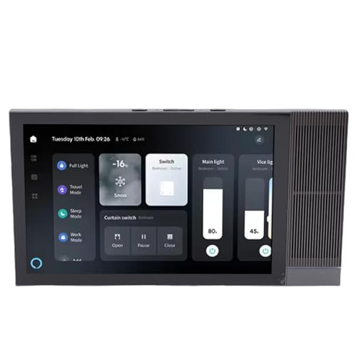 Zopsc Smart Control Touch Screen 8 Inch, 2G+16G Smart Home Hub with Voice Control, Zigbee Gateway Wall Panel, for Tuya Smart Life App