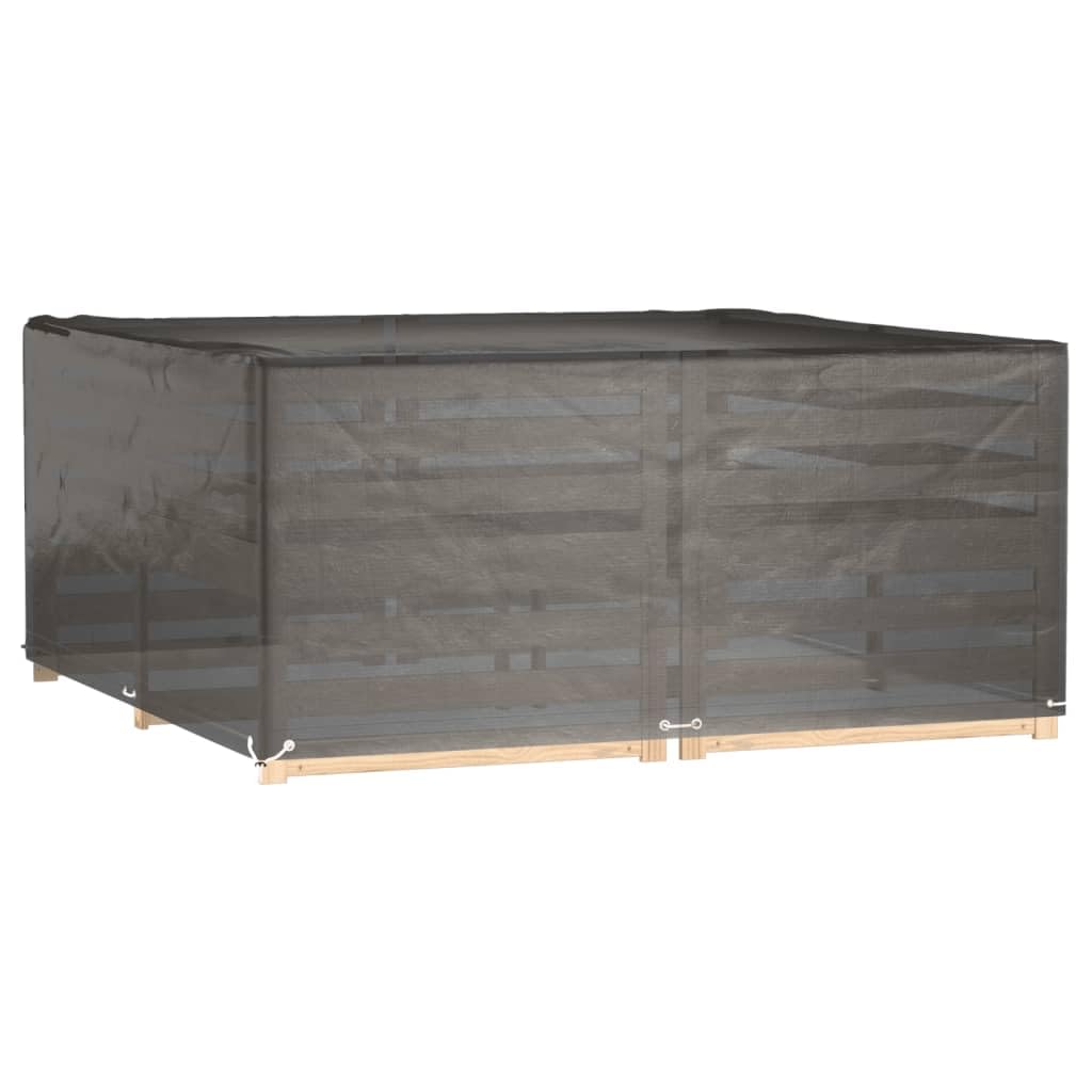 Akcesoria do mebli ogrodowych, pokrowce na meble ogrodowe, pokrowiec na meble ogrodowe 16 oczek 205 x 205 x 90 cm, kwadratowy