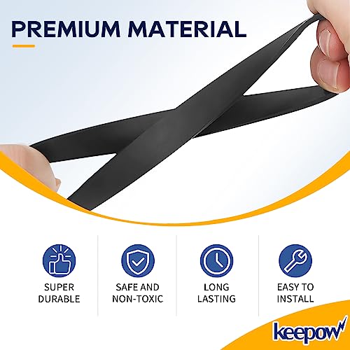 KEEPOW Replacement Belt Set Compatible with Bissell ProHeat 2X Revolution Models 1548 1550 1551 35799 Compare to Parts #1606418 & 1606419 & 1606428 6 Pack