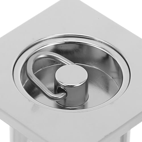 Grille de douche en acier inoxydable durable avec bride