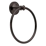 Delta Silverton Towel Ring in SpotShield Venetian Bronze