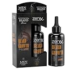 Zenix Men Series Bartpflege Serum 50 ml – Bartöl mit Arganöl & Mandelöl für weichen & gepflegten Bart, nährt & glättet, Antioxidantien mit Vitamin E, täglich anwendbar, für alle Barttypen