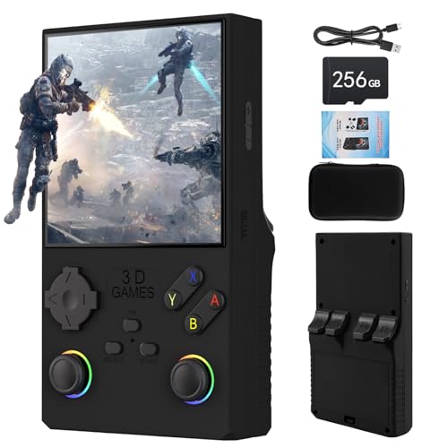 VELPAX V40 Retro Handheld Video Game Console, 40,000 Retro Games in 1 Game Console with Open Source Linux System, 256GB TF Card, 4