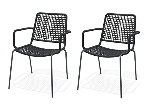 Amazonia San Marino 9-Piece Outdoor Rectangular Dining Table Set | Eucalyptus Wood | Ideal For Patio And Indoors #TOP3