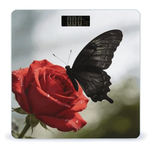 Báscula digital Black Butterfly para baño 400 lb miniatura 1