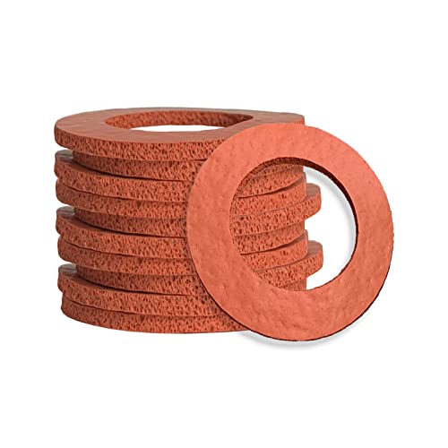 6895 Replacement Inhalation Port Gaskets for 6000 & 7800S Series Respirators, Silicone Seal, 10-Pack