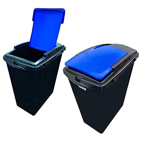 Large 40 Litre Recycling Bin Set of 3 Cover
