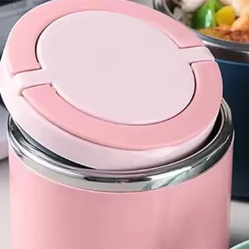 Recipiente térmico para comida de acero inoxidable: aislamiento total de 1000 ml 4
