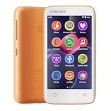 Lecteur MP3 96 Go avec Bluetooth 5.0 et WiFi, Lecteur de Musique Compatible Spotify, Audible, Amazon Music,Lecteur MP4 Android à écran Tactile 4 Pouces avec Son HiFi, Radio FM (Orange Cosmique)