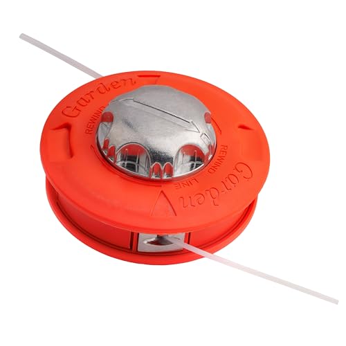 MIVOS Tête de coupe professionnelle pour débroussailleuse - M10x1,25 LG - Coupe-bordures - Tête de coupe pour débroussailleuse, jardin - Bobine de fil -...