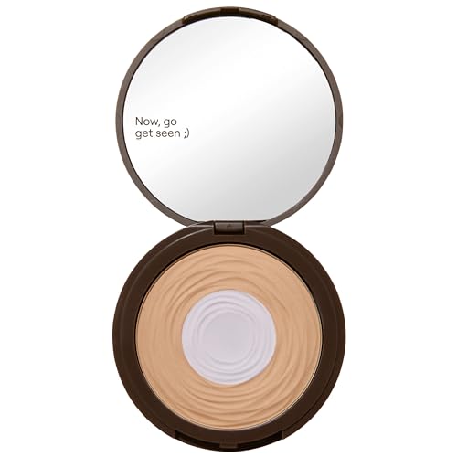 Live Tinted Hueskin Brightening Core Setting Powder - Hydrating, Shine Control Blurring Setting Powder Formulated with Hydrating Phytosqualane For A Natural Soft Matte Finish - Light Shade