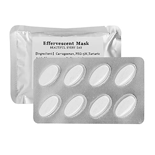 Colágeno, Colágeno para máquina de mascarilla facial, 16 pastillas de cápsula colágeno conveniente máscara colágeno tabletas efervescentes para máquinas de...