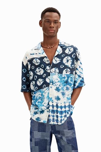 T-Shirt Homme Desigual noir col rond vêtement mode casual