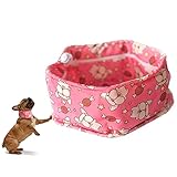 ◆【Impresiones brillantes】 Los patrones lindos y los colores brillantes harán que su perro se destaque entre la multitud, muy lindo y alivie el calor, y a su perro le encantará.