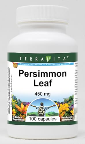Terravita Persimmon Leaf - 450 mg (100 Capsules, ZIN: 514987)