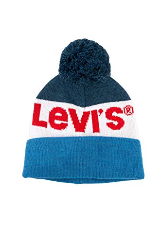 Bonnet Levi's chaud bleu marine pour protéger vos oreilles du froid