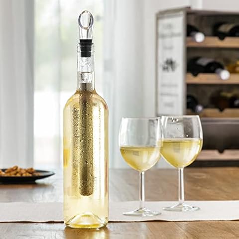InnovaGoods® Enfriador de vino con varilla de enfriamiento Cover