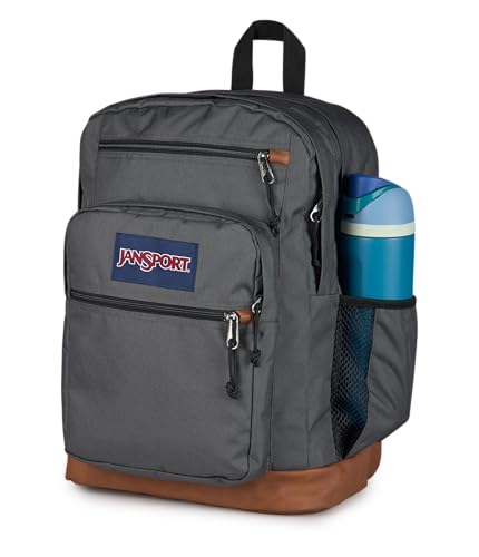 Image of JanSport Cool Backpack with 15-inch Laptop Sleeve, Large Computer Bag Rucksack with 2 Compartments, Ergonomic Straps, Smokey Grit