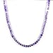 Produktbild AqBeadsUk Classic Halbedeledelstein 6mm NatÙrliche Amethyst Facettierte Runde Perlen 17.8 inch Luxury Handmade Damen Halskette
