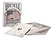 Bicycle American Flag Poker Size Standard Index Playing Cards - 1036202,10 years old and up