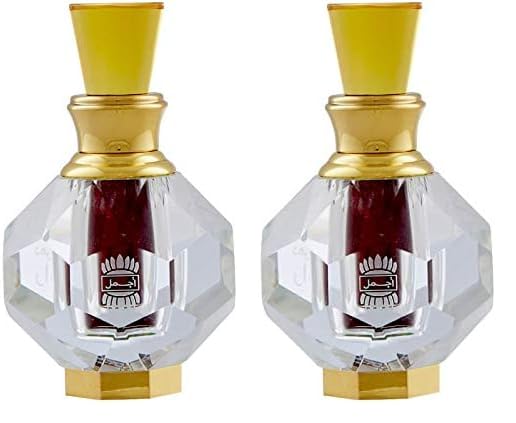 Image of Ajmal Dahnul Oudh Raashid Concentrated Liquid Perfume Free From Alcohol For Unisex, 3ml (Pack of 2)