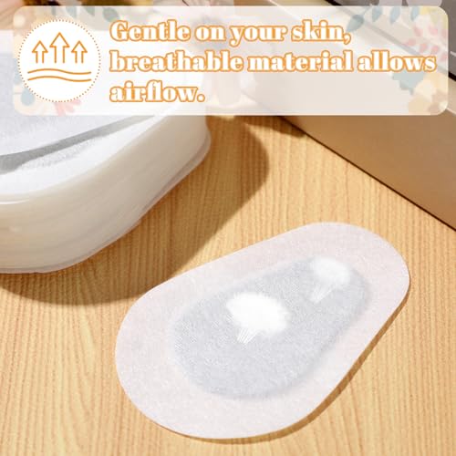 Image of Panitay 40 Pcs Adhesive Eye Patches for Adults,3.3 X 2.3 Inch,White