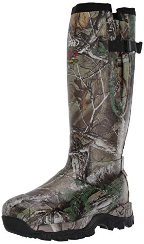 TECS Men's 17" Rubber Side Zip Boot (Camo, 10)