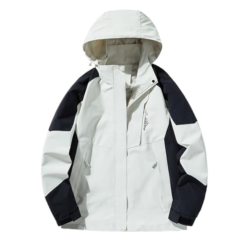 Veste imperméable légère veste de pluie coupe-vent femme avec fermeture éclair - 3