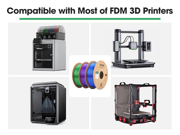 Image of eSUN Silk Mystic PLA Filament 1.75mm, Shiny Silk Three Color Co Extrusion 3D Printer Filament, 1KG (2.2 LBS) Spool 3D Printing Color Change Filament for 3D Printers,Gold Green Black