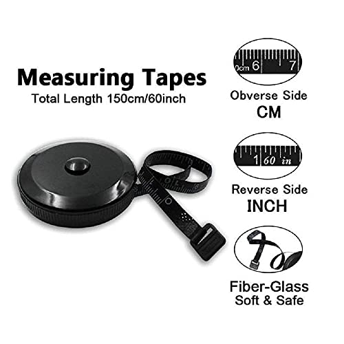 Gdminlo F050 3 Pack Tape Measure Retractable Measuring thumb #4