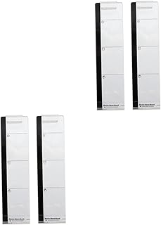 VILLCASE 4 Peças Placas De Memorando Com Clipe Lateral Do Monitor Para Computador Placa De Memorando Para Monitor De Computador Mensagem Adesivo Mesa Bloco De Notas Monitor De Computador