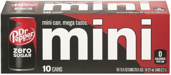 Dr. Pepper, Soda, Mini, 7.5 Ounce