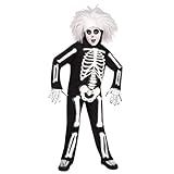 Fun World Saturday Night Live License Beat Boy Skeleton Child Costume, Large, Multicolor