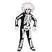 Fun World Saturday Night Live License Beat Boy Skeleton Child Costume, Large, Multicolor