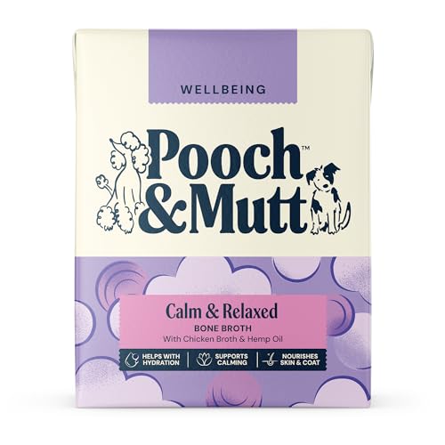 Pooch & Mutt - Calm & Relaxed Chicken Bone Broth for Dogs 375ml