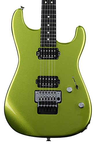 Pro-Mod San Dimas Style 1 HH FR E Lime Green Metallic - Les Beatles, Paul McCartney, John Lennon, RIngo Starr, George Harrison Pro-Mod San Dimas Style 1 HH FR E Lime Green Metallic