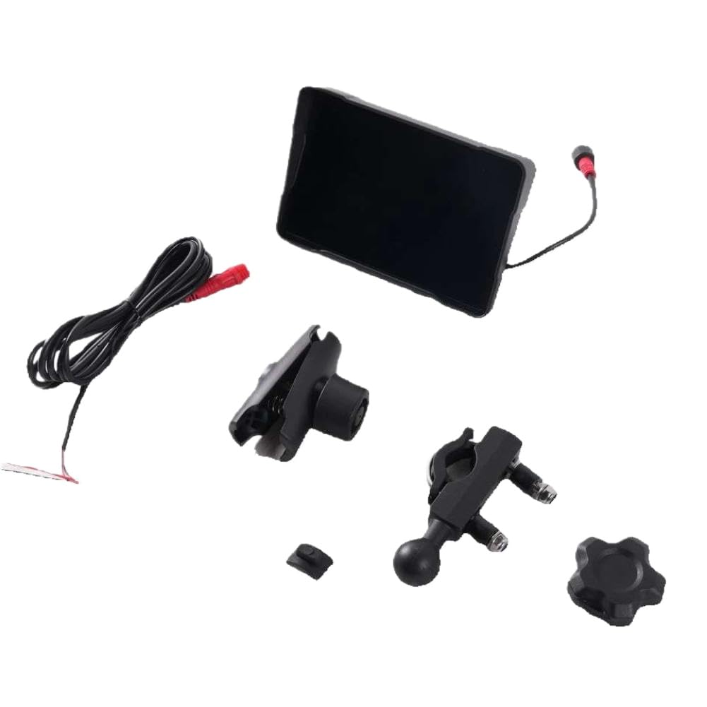 Navegador GPS con Pantalla táctil Resistente al Agua de 5 Pulgadas para Motocicletas y automóviles con compatibilidad automática con CarPlay y Android