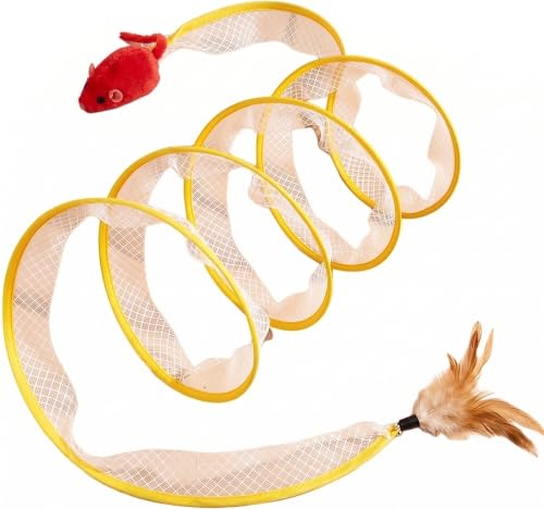 Hunting Spiral Tunnel, 70cm Self Play Cat Hunting Spiral Tunnel Toy